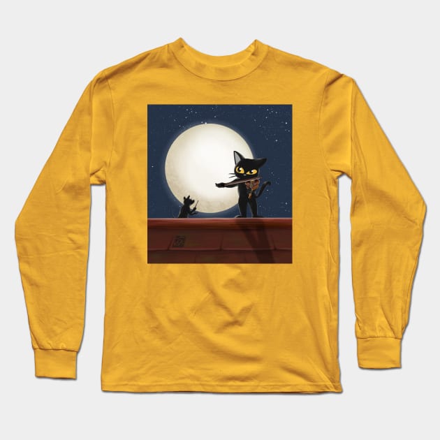 Violin practice Long Sleeve T-Shirt by BATKEI